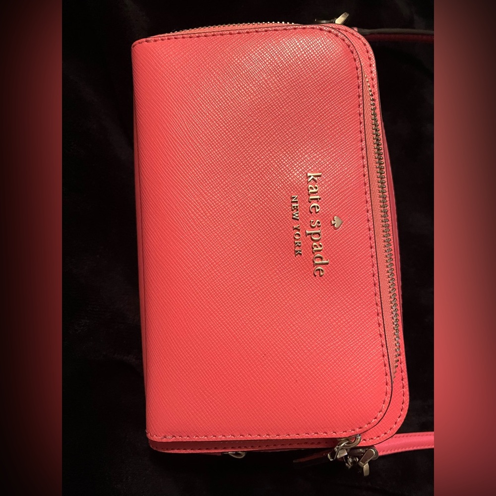 Kate Spade hot pink cross body bag